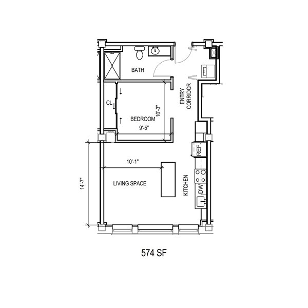 Floor Plan 1E/1F